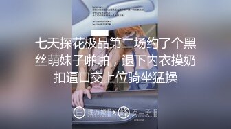 七天探花极品第二场约了个黑丝萌妹子啪啪，退下内衣摸奶扣逼口交上位骑坐猛操