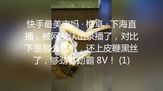 快手最美宝妈 · 梅卓 · 下海直播，被网友认出录播了，对比下是那么骚气，还上皮鞭黑丝了，够劲够劲霸 8V！ (1)