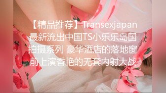 【精品推荐】Transexjapan最新流出中国TS小乐乐岛国拍摄系列 豪华酒店的落地窗前上演香艳的无套内射大战